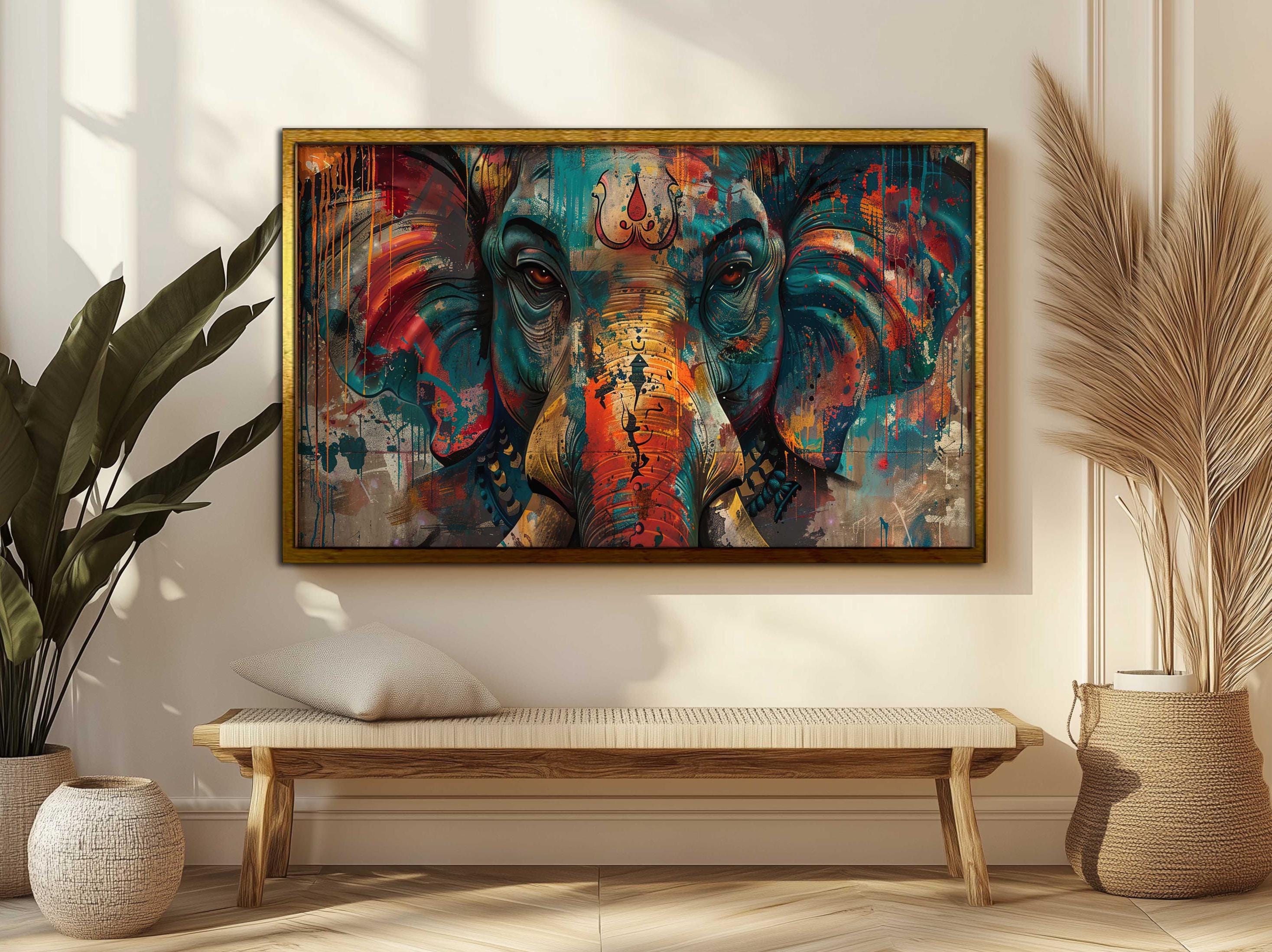 Ganesha 5 Piece Canvas - Etsy