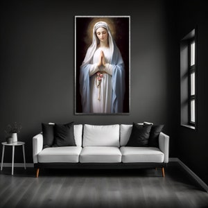 Christian Wall Art, Mother Of Jesus, Our Lady of Guadalupe Poster, Mary Mother of God, Catholic Wall Art, Guadalupe Mother Mary