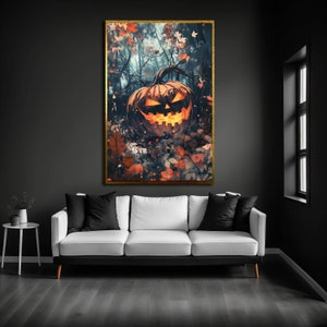 Halloween Canvas Art Print: Unique Wall Decor