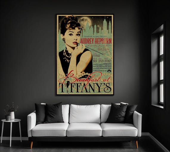 Audrey Hepburn Canvas Print, Modern Wall Art, Home Decor - Etsy