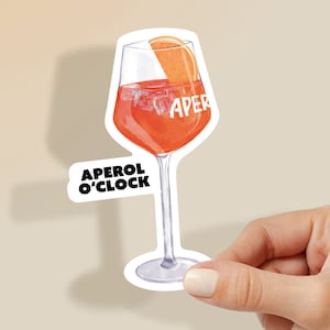 Sommergetränk Aufkleber | Aperol | Laptopaufkleber | Sticker | Vinyl | Girly | Sommer | Journaling
