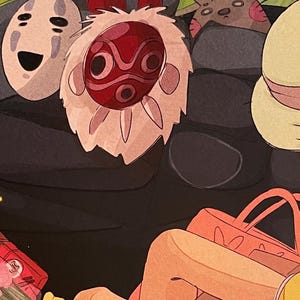 Tryck Spirited Away (Chihiros resa) av Studio Ghibli | Hayao Miyazaki bild 3