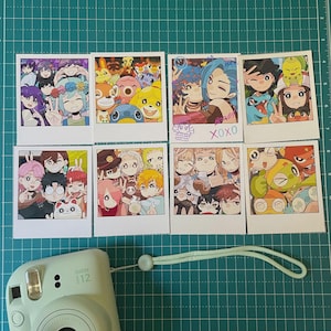 Stampa fotografica istantanea, Danandandan, Omori, Hanako-Kun, Keroro, Jinx e Isha Arcane, Dungeon Crawlers, Pokémon, Animal Crossing | Fanart