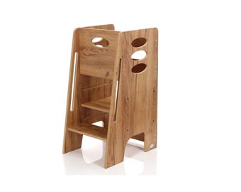 Kids helper / Montessori learning stool / Learning tower / Cooking helper / Montessori kitchen tower / Toddler steep stool