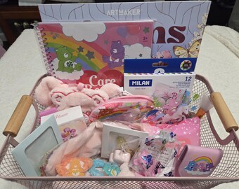 Care bear selfcare gift basket