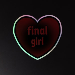Final Girl Holographic Herz Sticker