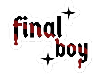 Final Boy Sparkle Sticker