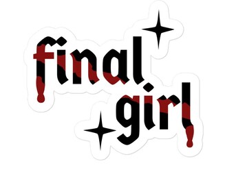 Final Girl Sparkle Sticker