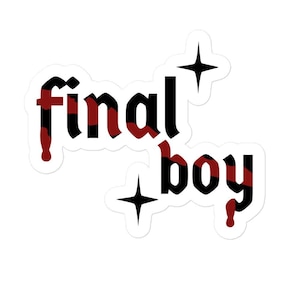 Final Boy Sparkle Sticker