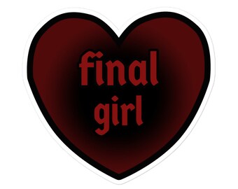 Final Girl Heart Sticker