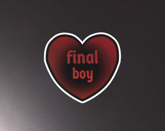 Final Boy Holographic Heart Sticker