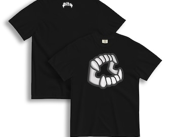 Vampire Fang & Bite Unisex Heavyweight T-shirt
