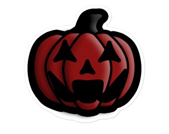 Red Fang Jack-o'-lantern Sticker
