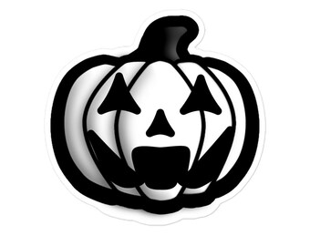 White Fang Jack-o'-lantern Sticker