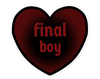 Final Boy Heart Sticker