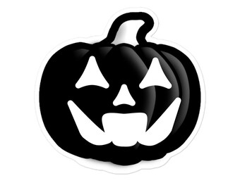 Black Fang Jack-o'-lantern Sticker