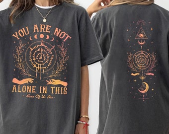 Funny Astarion Game Fan Sweatshirt, You’re Not Alone Shirt, Astarion BG3 Shirts, High Elf Gaming Apparel, Dark Humor Tee, Astarion Merch