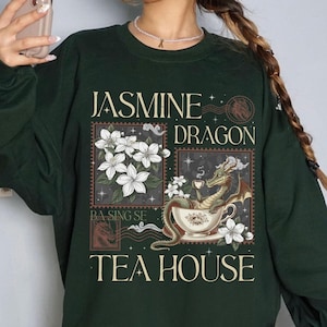 Jasmine Dragon Tea Shop Shirt, Uncle Iroh Shirt, Anime Lover&#39;s Gift, Uncle Iroh Tea Shop Inspired Shirt, Avatar T-Shirt, Sweatshirt, Hoodie