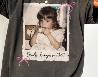 Vintage Photo Shirt, Custom Photo Tee, Personalized Mother's Day Shirt, Custom Mom Bestie Picture Shirt, Birthday Gift, Custom Gift for Her