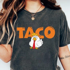 TACO Chicken Shirt, Trump Always Chickens Out Tee, Anti-DT Political Protest TShirt, Activism Gifts, Subtle FDT Shirt, Anti Tr*mp Shirt