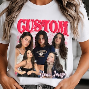 90s Vintage Bootleg Shirt, Custom Bootleg Rap Tee, Custom Face Shirt, Custom Valentine Shirt, Custom Photo Shirt, Custom Girlfriend Shirt