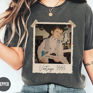 Custom Vintage Photo And Year Shirt, Custom Shirt With Picture Personalized 30th Birthday Gift Vintage 30th Birthday Party Vintage Est Shirt