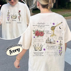 Powerless Bookish Comfort Colors® Shirt For Fan, Fearless Fan Shirt, Kai Azer I Love You TShirt, Gift for Bookworms, Romantic Quotes Shirt
