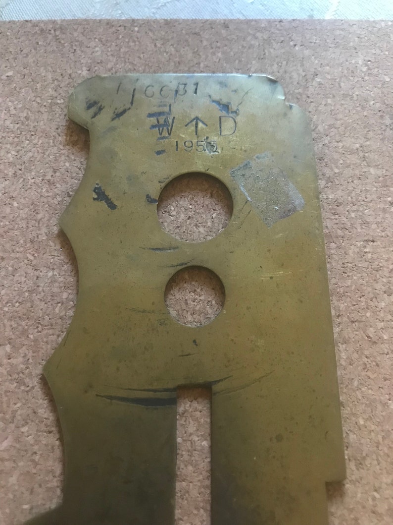 X3 Vintage Military Solid Brass Button Cleaner Polisher Protector 6