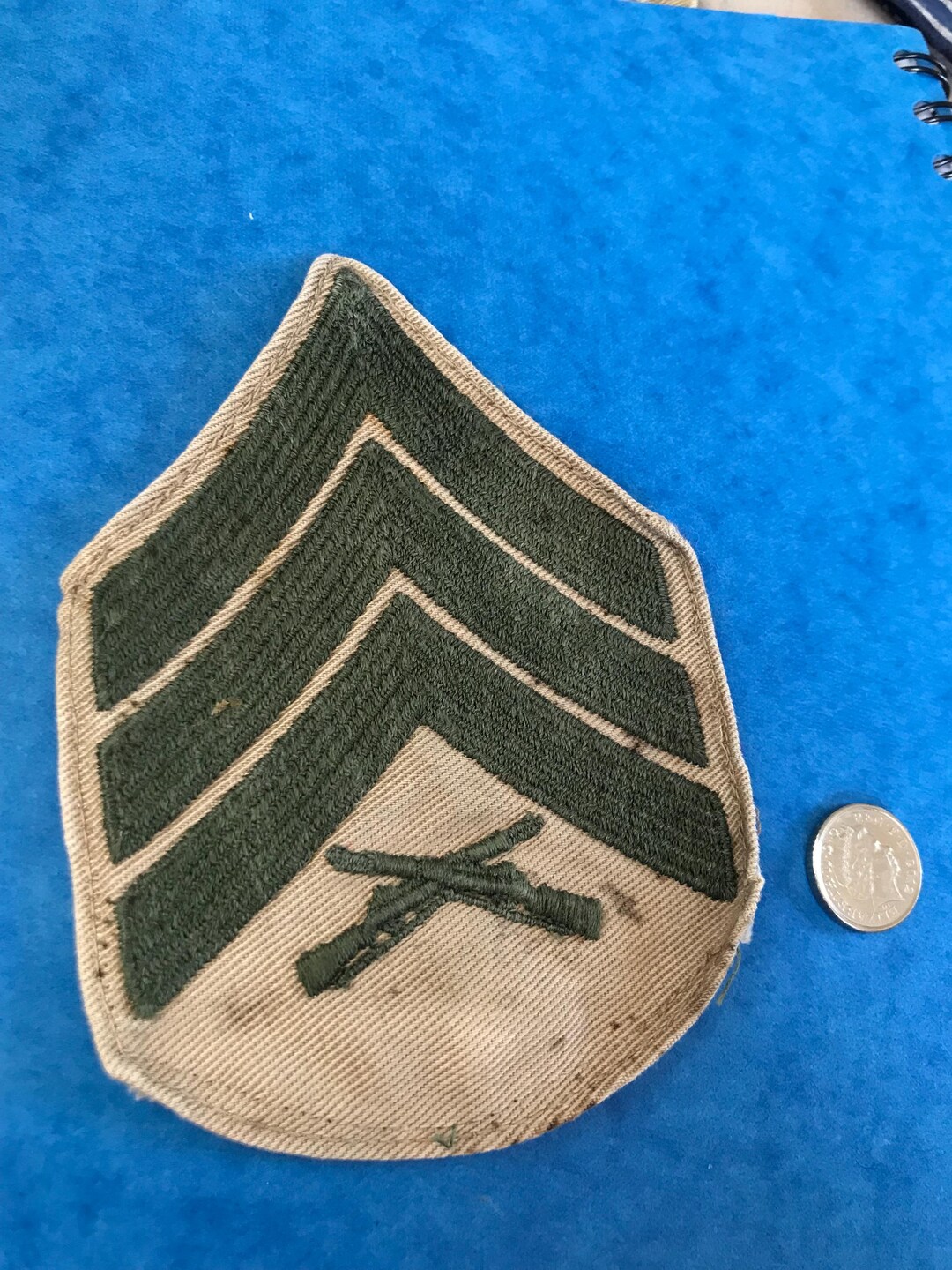 An American Marine Corps Sergeant sgt Patch E-5 Chevron USMC - Etsy