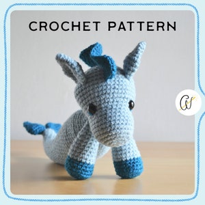 Schema Cavallo Acquatico all'uncinetto / Kelpie Amigurumi (schema PDF)