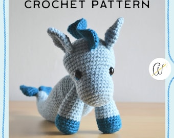 Water Horse Crochet Pattern | Kelpie Amigurumi (PDF Pattern)
