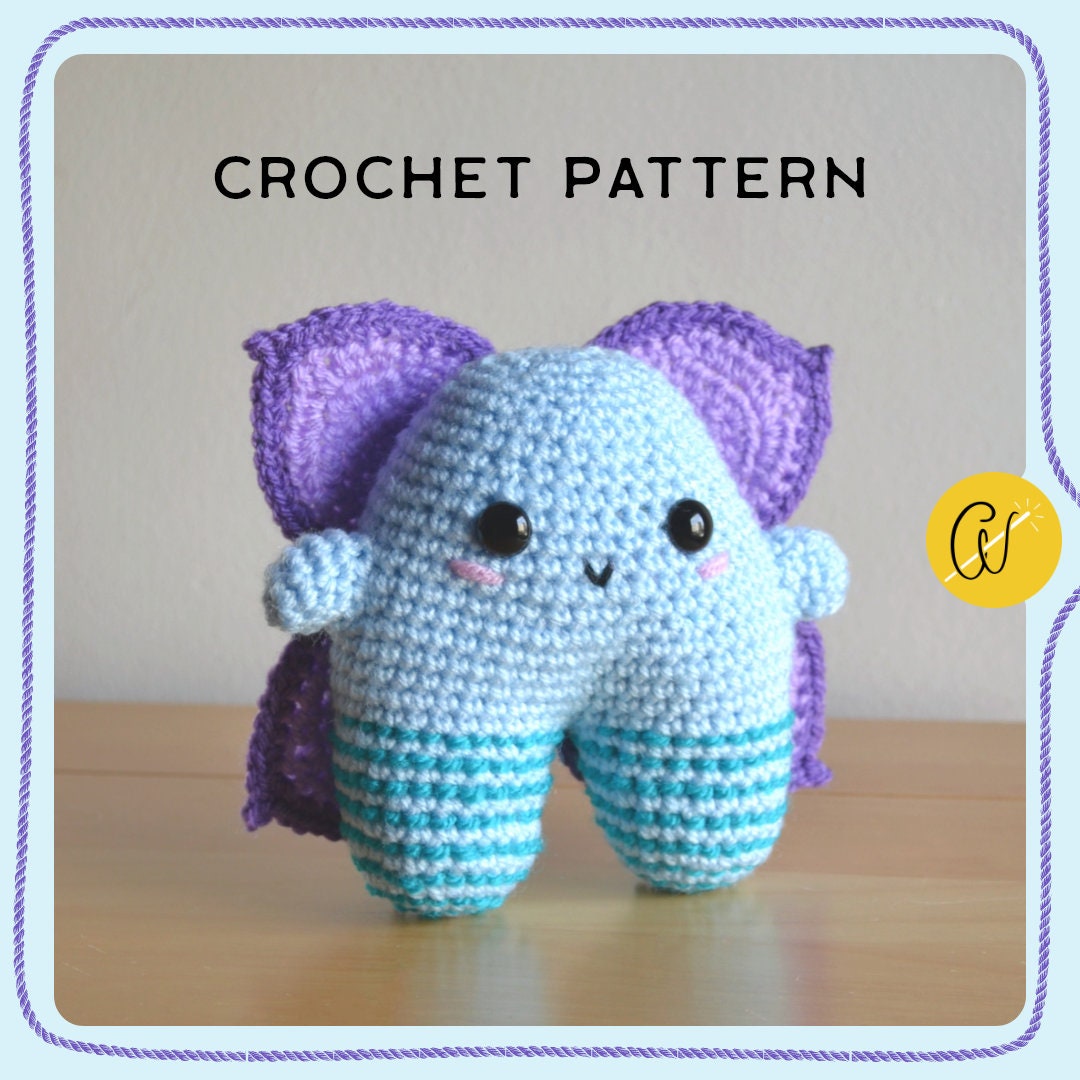 Fairy Amigurumi Crochet Pattern | Splob Fey - Etsy