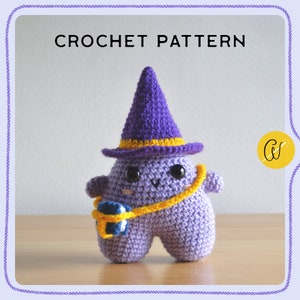 Magical Crochet Pattern for Wizard Amigurumi - Beginner Friendly Crochet Pattern for Fantasy Toy | Splob Wizard