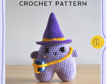 Wizard Amigurumi Crochet Pattern – Beginner Friendly Fantasy Toy (PDF Pattern)
