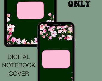 Digital notebook cover digital download good notes 5 notebook cover planner cover notebook design digital notebook