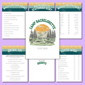 CAMP BACHELORETTE/OUTDOORS - Bachelorette Multi Game Pack