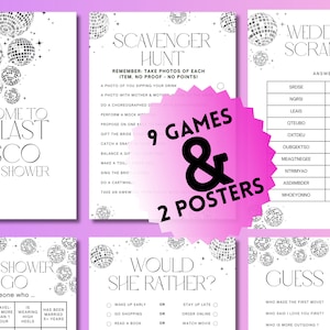 The Last Disco - DISCO BRIDAL SHOWER Multi Game Pack