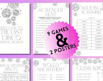 The Last Disco - DISCO BRIDAL SHOWER Multi Game Pack