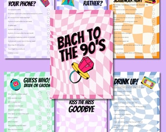Bach to the 90s - RETRO Bachelorette Multi Game Pack
