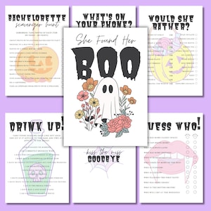 She Found Her BOO / HALLOWEEN - Bachelorette Multi Game Pack