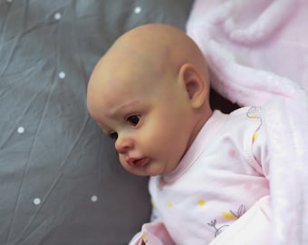 Muñeca Reborn Niña Realista – 50 cm / Recién Nacida de Aspecto Realista, Vinilo Pintado a Mano