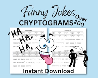 Meer dan 200 grappige grappencryptogrammen: 222 Bad Dad Jokes (directe download)