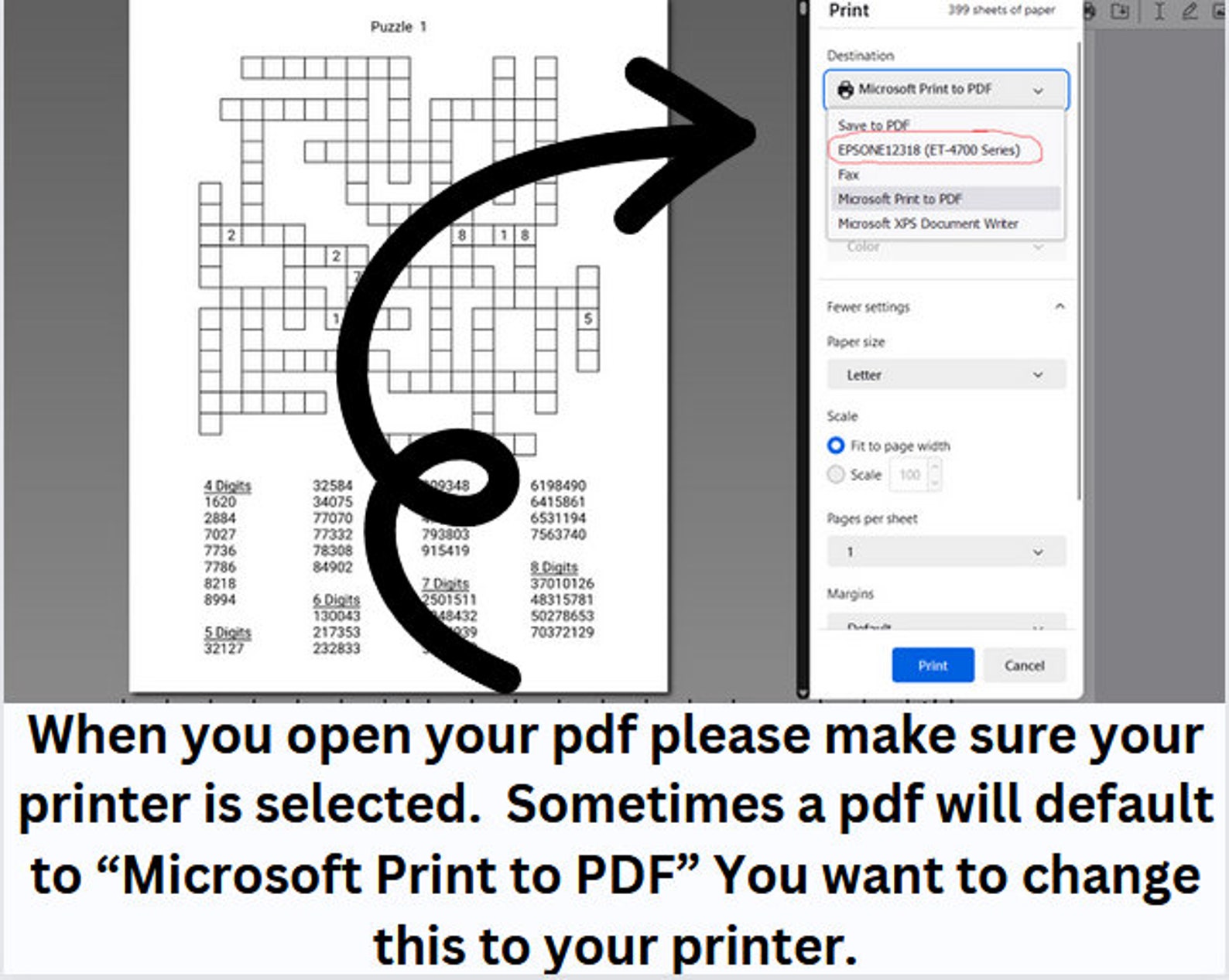 400 Printable Number Search Puzzle Pages for Adults, Large Print Easy ...