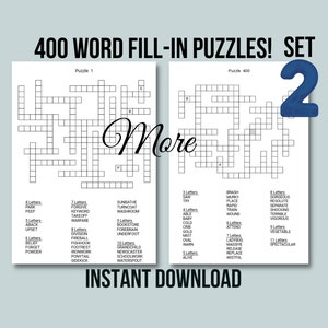 400 quebra-cabeças de palavras para adultos: letras grandes (download digital)