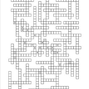 200 HUGE Two Page Printable Number Fill in Puzzle Pages for Adults ...