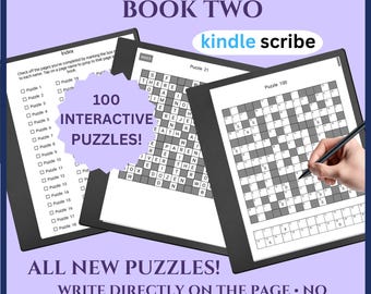 Kindle Scribe Codewords Puzzle Book Two | 100 Large Print Codebreaker Puzzles | Interactive Games for Kindle Scribe | Digital Puzzle Book