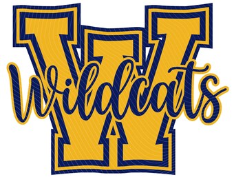 Wildcats png blue and gold sports