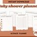 Ultimate Baby Shower Printable Planner With Baby Registing, to Do Lists ...