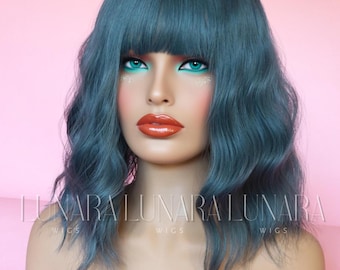 Teal Wig "IVY"