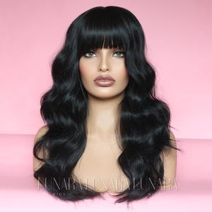 Black Curly Wig "CARMEN"